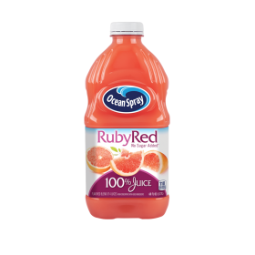 Ocean Spray 100% Juice, Ruby Red Grapefruit, 60 fl oz