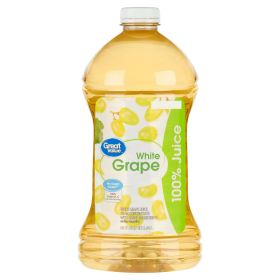 Great Value White 100% Grape Juice, 96 fl oz