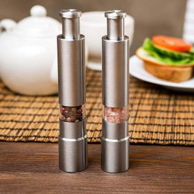 Premium Stainless Steel Salt and Pepper Spice Grinder