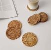 Rattan Coasters;  Table Décor Set of 6