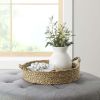 Better Homes & Gardens 16" Round Natural Colored Water Hyacinth Woven Tray