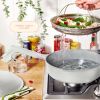 All-in-One 4 QT Hero Pan with Steam Insert, 3 Pc Set, Sage Green by Drew Barrymore