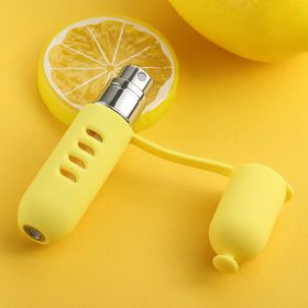 Portable Silicone Perfume Sub-bottles Bottom Filling (Option: Yellow-5ml)