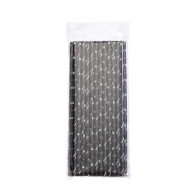 Halloween Party Paper Disposable Straw (Option: 2 Skull 25 Pieces)