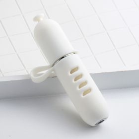 Portable Silicone Perfume Sub-bottles Bottom Filling (Option: White-5ml)