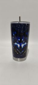 Digital Printing Halloween Cup With Straw (Option: 14 Style-600ml)