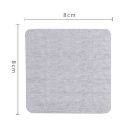 Diatomite Coaster Cup Bathroom Soap Box Hydrophilic Pad (Option: Light Gray 8x8cm)