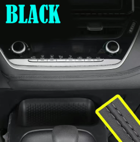 Interior Modification Special Car Door Car Gap Pocket (Option: 2 M-Black Leather Black Line)